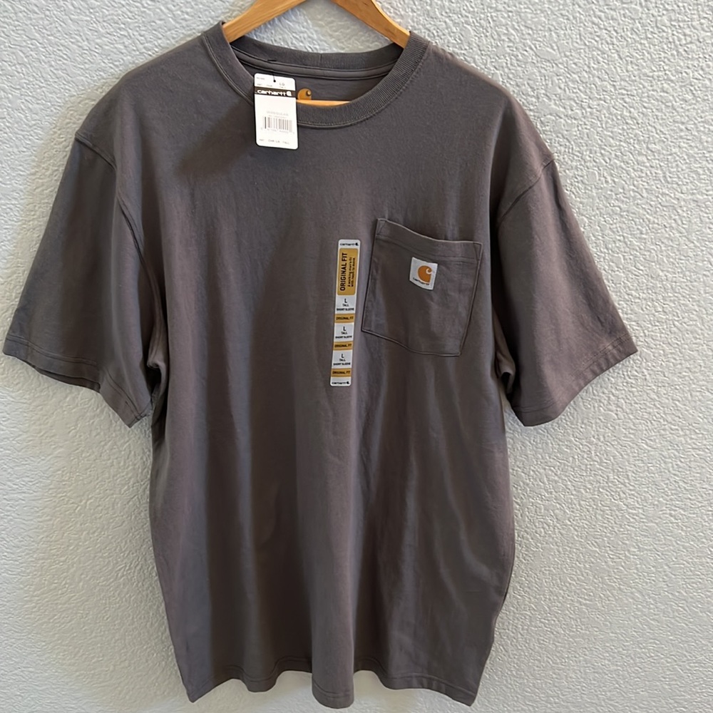 Carhartt Men Tall Relaxed Fit Short Sleeve Top - Picture 2 of 5